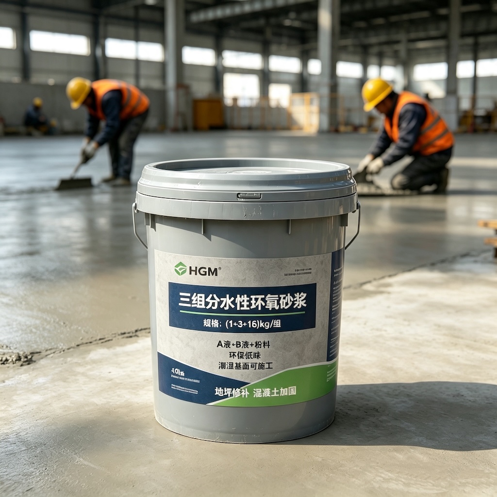 贵德三组份水性环氧砂浆